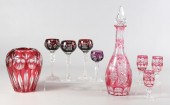 (9) Cut to clear decanter, vas
