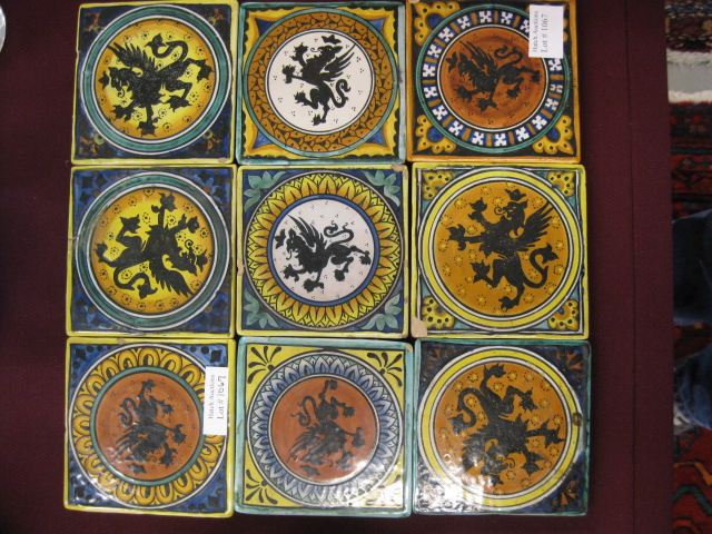 9 Deruta Italian Faience Pottery