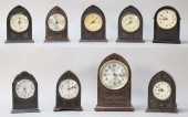 9 ELECTRIC BAKELITE CLOCKS POO