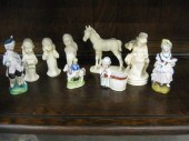 9 Figurines includes Victorian