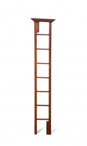 9' FOLDING WOODEN POLE LIBRARY