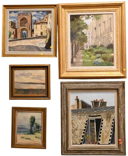 9 FRAMED LANDSCAPE PIECES9 Framed
