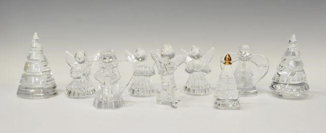 (9) FRENCH BACCARAT CLEAR CUT