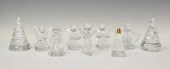 (9) FRENCH BACCARAT CLEAR CUT