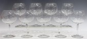 (9) FRENCH BACCARAT 'TASTEVIN
