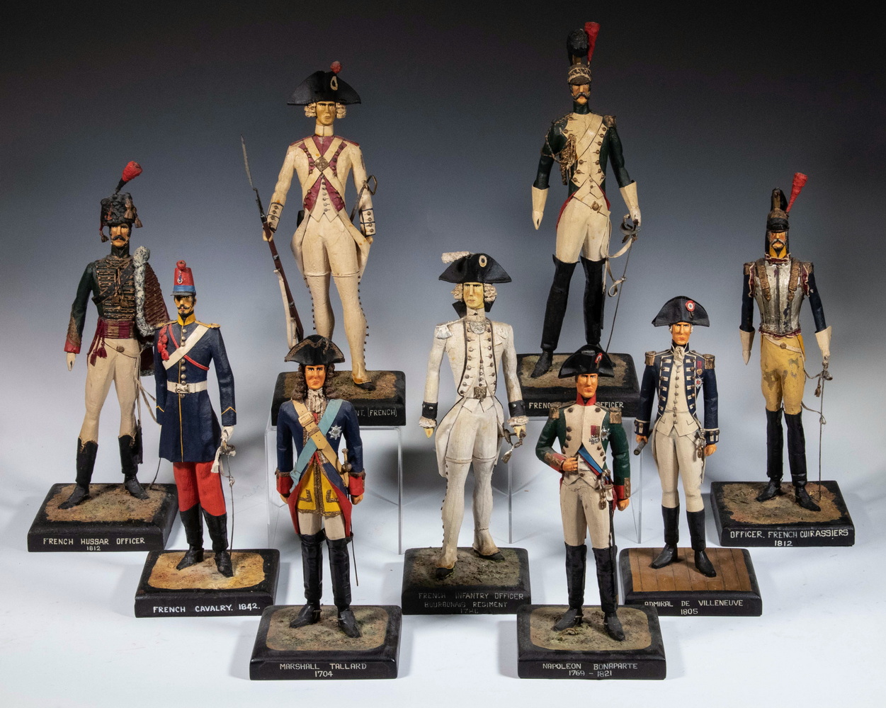 (9) FRENCH MILITARY FIGURES, SOME