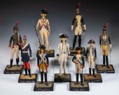 (9) FRENCH MILITARY FIGURES, S