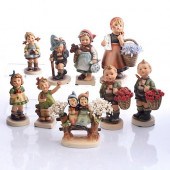 9 GOEBEL HUMMEL FIGURINES, CHI