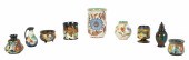 (9) Gouda and style pottery pi