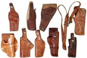 (9) HANDGUN HOLSTERS, BIANCHI,