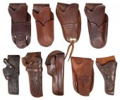 (9) HANDGUN HOLSTERS, HEISER R