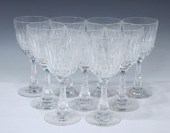(9) HAWKES 'EARDLEY' CUT CRYST
