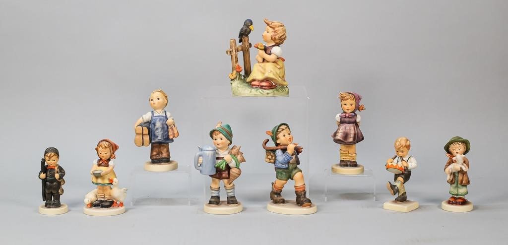 9 HUMMEL FIGURINES9 Goebel Hummel