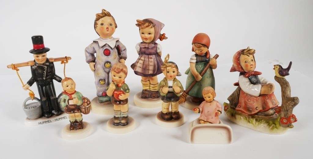 (9) HUMMEL FIGURINESLot of 9
