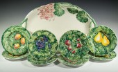 (9) ITALIAN MAJOLICA POTTERY D