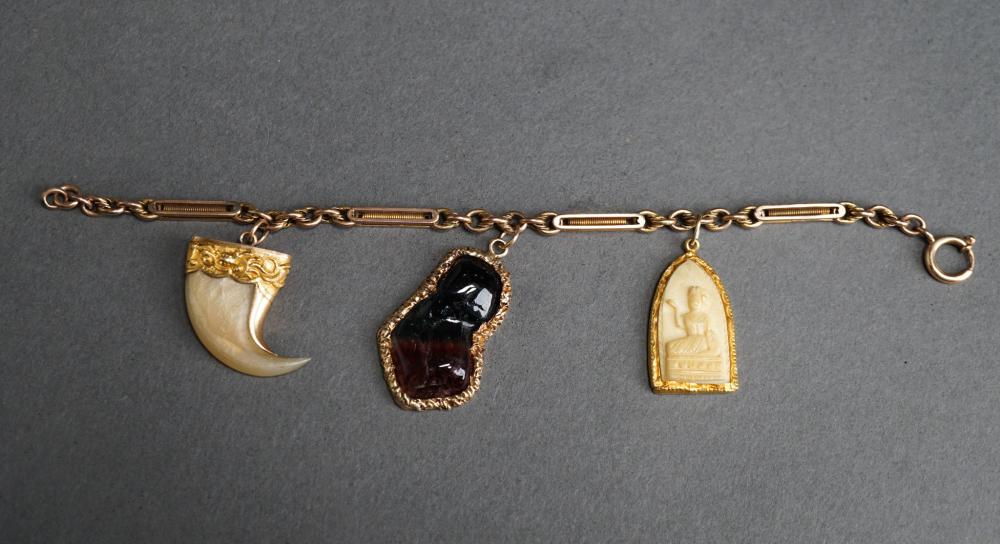 9-KARAT YELLOW-GOLD BRACELET WITH