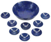 (9) LAPIS LAZULI TILED BOWL SE