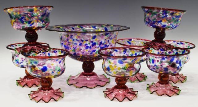 (9) MACKENZIE-CHILDS GLASS