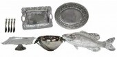 (9) METAL TABLEWARE, MICHAEL A