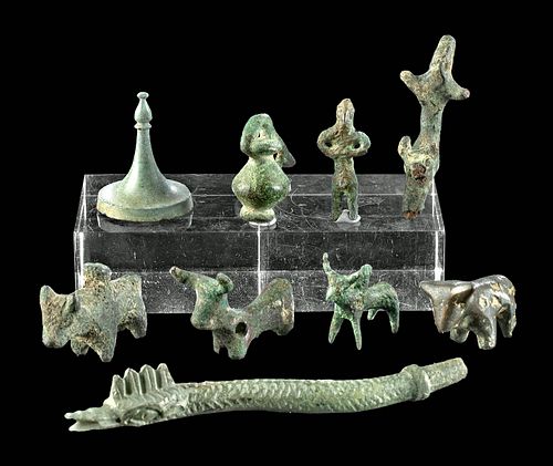 9 MINIATURE HITTITE, LURISTAN, &