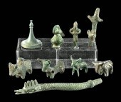 9 MINIATURE HITTITE, LURISTAN,