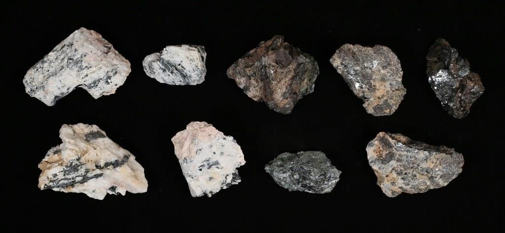 9 NATURAL HEMATITE SPECIMENS5