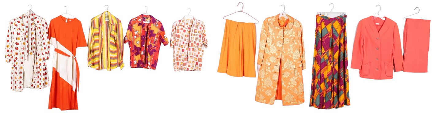 (9) Pc 60's/70's Garment group to