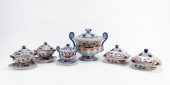 9 PC HICKS & MEIGH IMARI IRONS