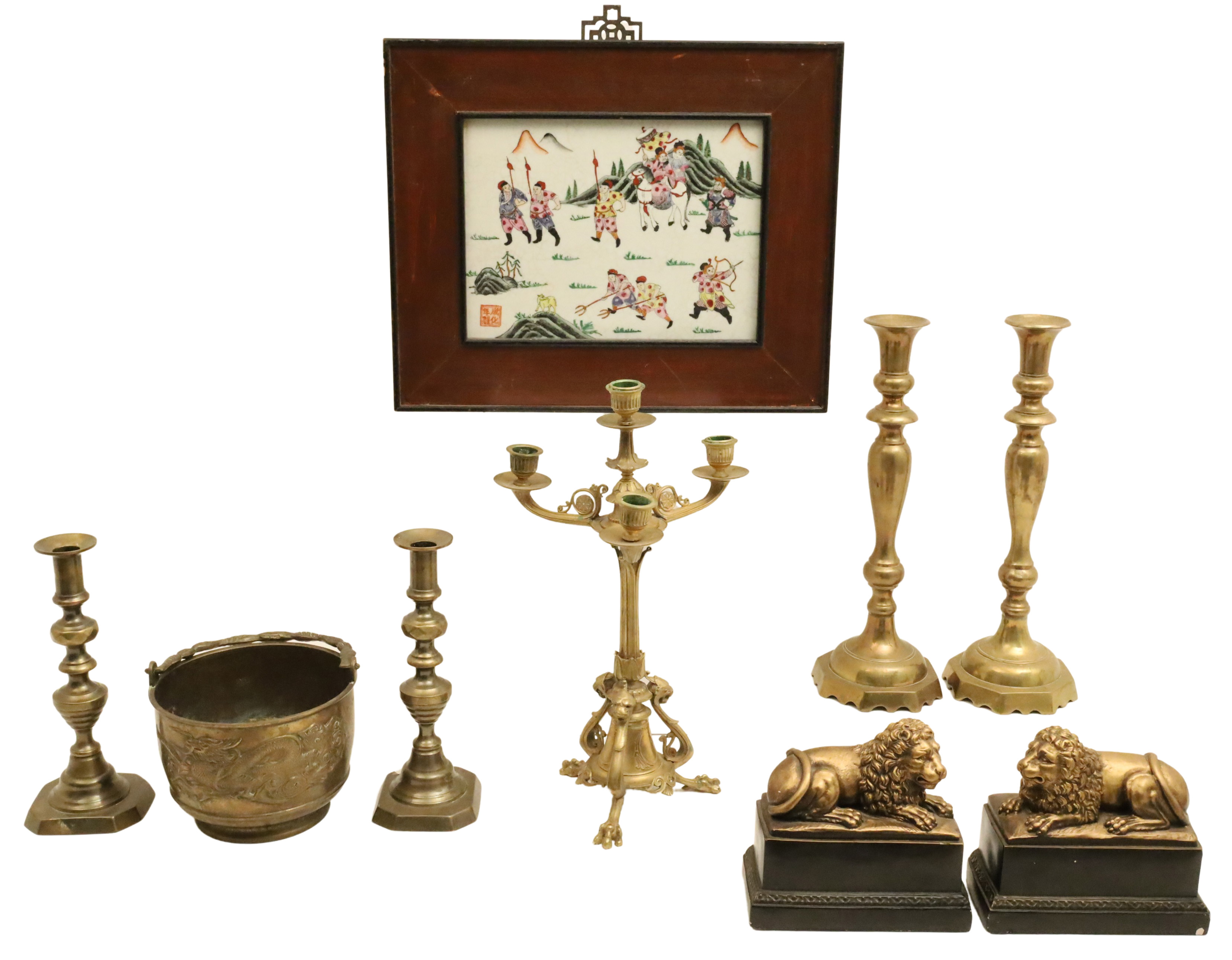 9 PC. LOT OF DECORATIVE ARTS A nine