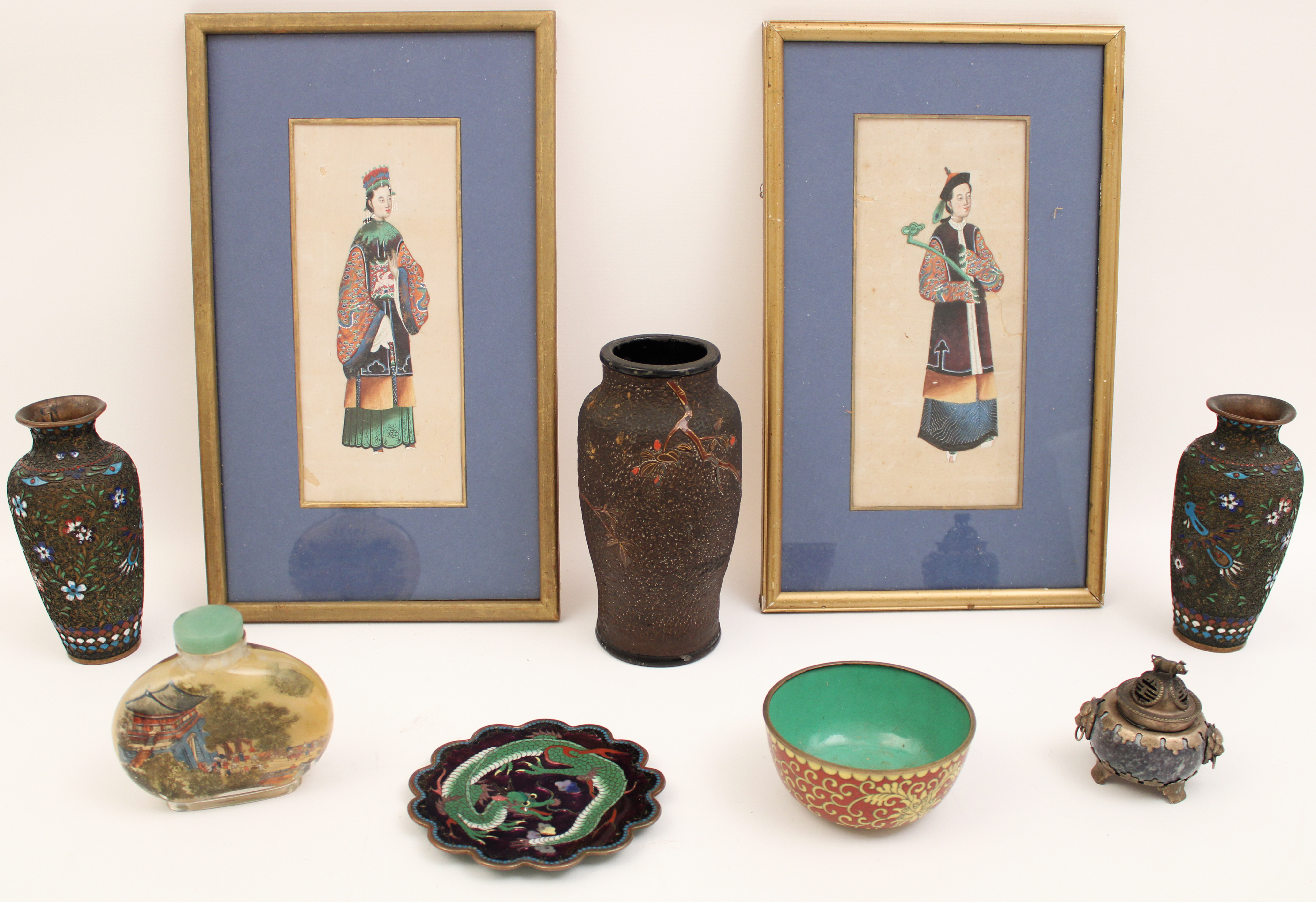 9 PC. LOT OF ORIENTALIA 9 PIECE LOT