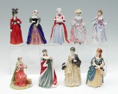 9 PC LOT OF ROYAL DOULTON FIGU