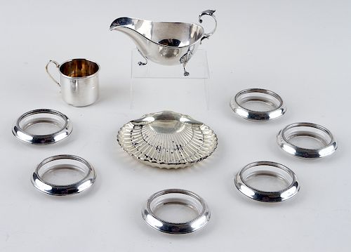 9 PC. LOT STERLING TABLE ARTICLES