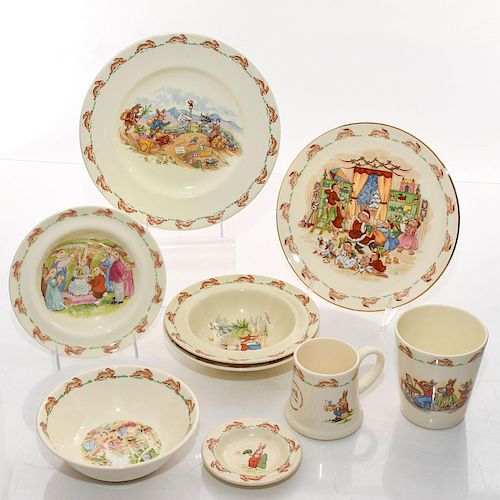 9 PC. OF ROYAL DOULTON BUNNYKINS