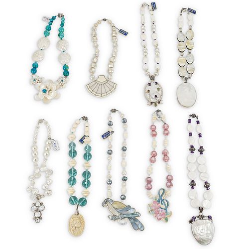 (9 PC) PAULETTE SEMI PRECIOUS STONE