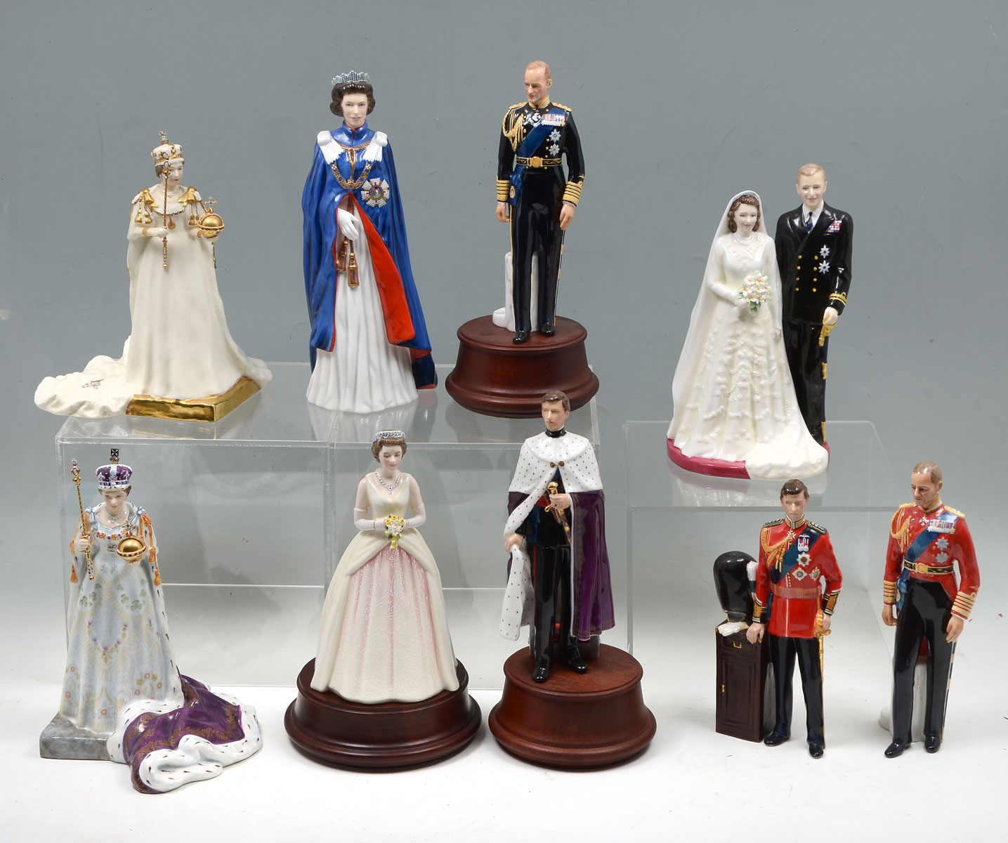 9 PC ROYAL DOULTON ROYAL FAMILY