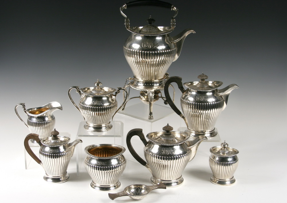 (9 PC) STERLING COFFEE & TEA