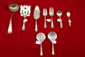 9 PC. STERLING SILVER SERVING