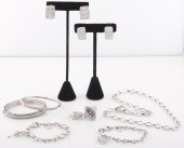 (9) Pc sterling Tacori and sty