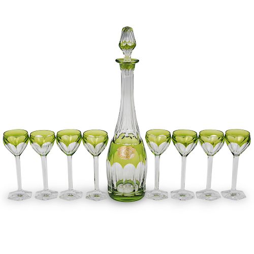 (9 PC) VAL ST. LAMBERT CRYSTAL