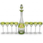 (9 PC) VAL ST. LAMBERT CRYSTAL