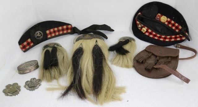 9 PC VINTAGE SCOTTISH LOT TO