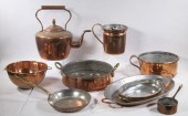 (9 PCS) COPPER COOKWARE Group
