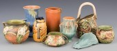 9 PCS EARLY ROSEVILLE POTTERY9