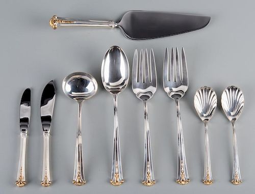 9 PCS KIRK-STEIFF SILVER, NEW9