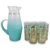 (9 PCS) MID-CENTURY PITCHER AN