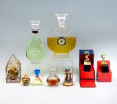 9 PERFUME BOTTLES INCLUDING NI