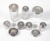 9 PIECE ART NOUVEAU STERLING L