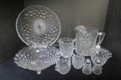 9 PIECE ASSORTMENT OF FOSTORIA