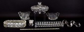 9 PIECE DECORATIVE GLASS GROUP
