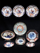 9 PIECE LOT IMARI CHINA: Varie